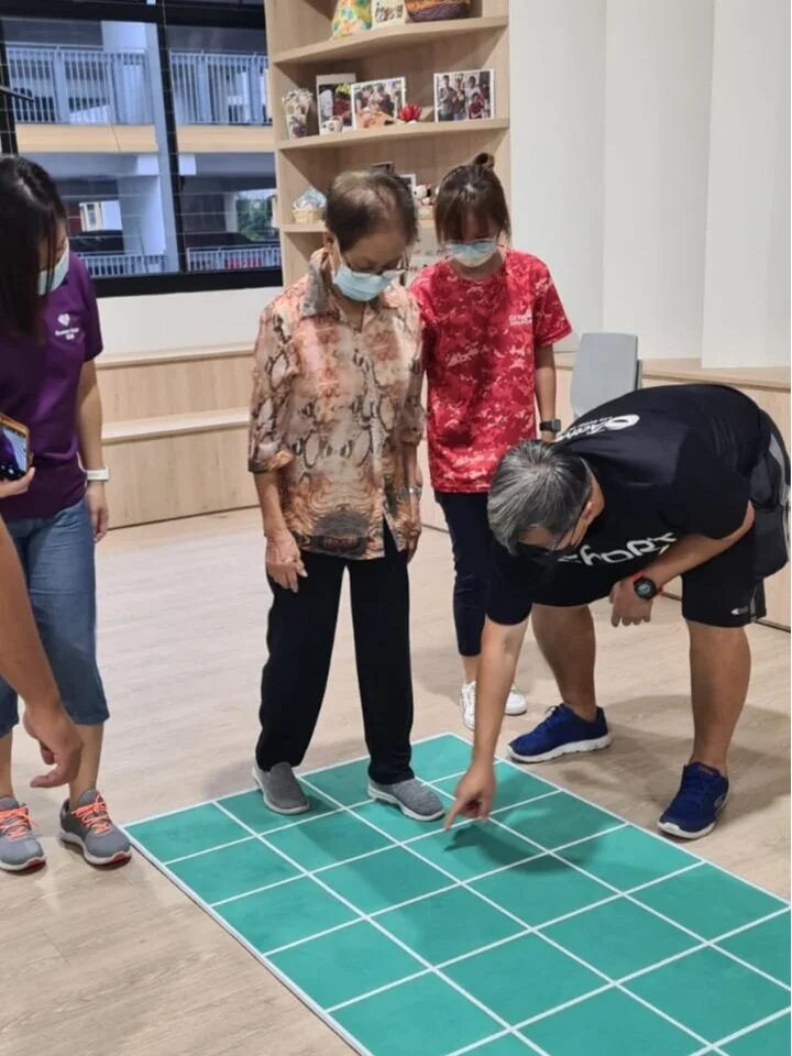 Square stepping exercise mat sales